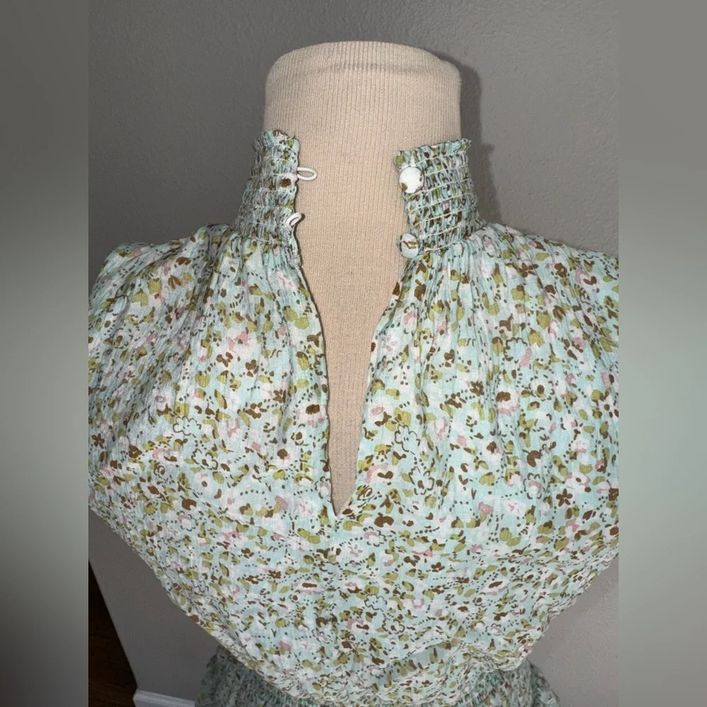 1.State Floral Tiered Mini Dress women’s size small - Picture 10 of 13